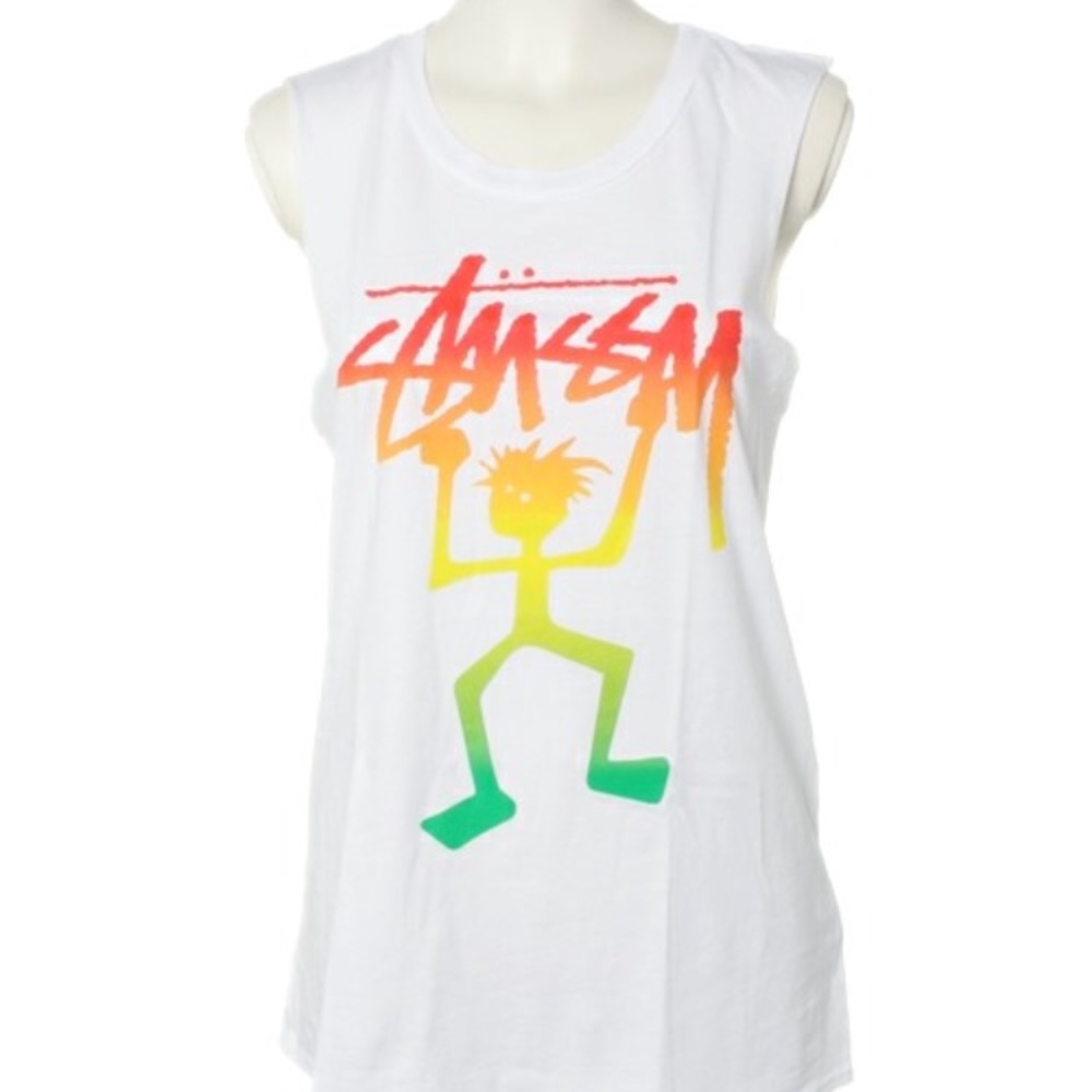 Stussy Rasta Warrior Muscle Tee